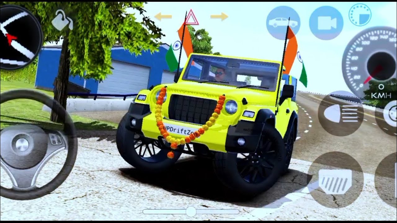 😎 Dollar ( Song ) Modified Mahindra Thar Car Games: Indian Cars simulator game || (Gadi wala game) 