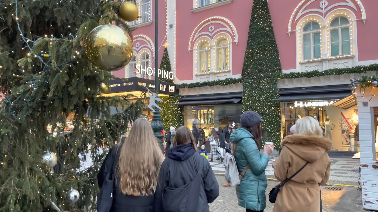 🎄PRAGUE, NA PŘ&Iacute;KOPĚ, CZECH REPUBLIC🇨🇿, 4K PRAGUE WALK TOUR #prague #czechrepublic