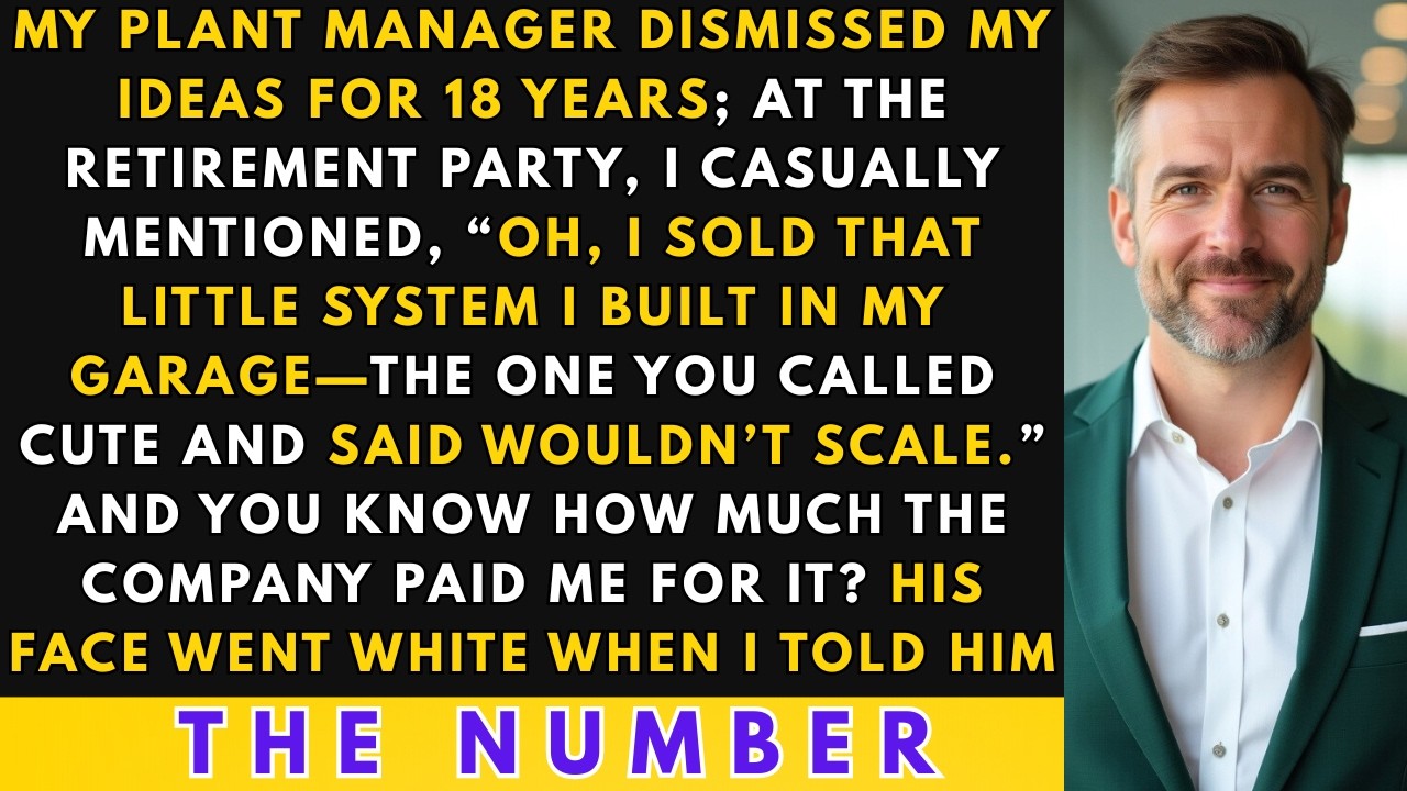 My Boss Ignored Me For Years. At The Retirement Party, I Said: 'I Sold It For $22M.' |Office Revenge