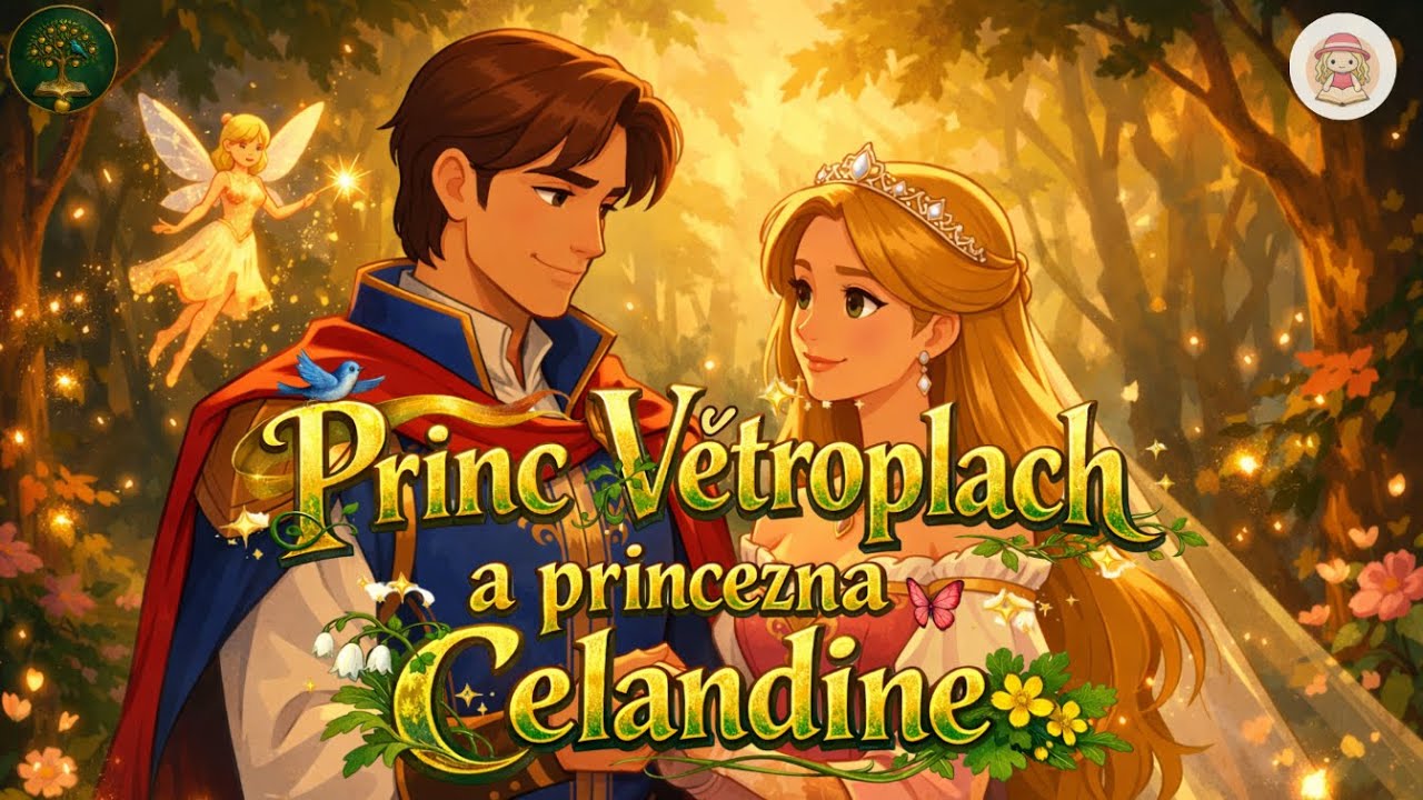 PRINC VĚTROPLACH 🤴 A PRINCEZNA CELANDINE👸🏼  | Audio pohádka pro děti na spaní 😴💤