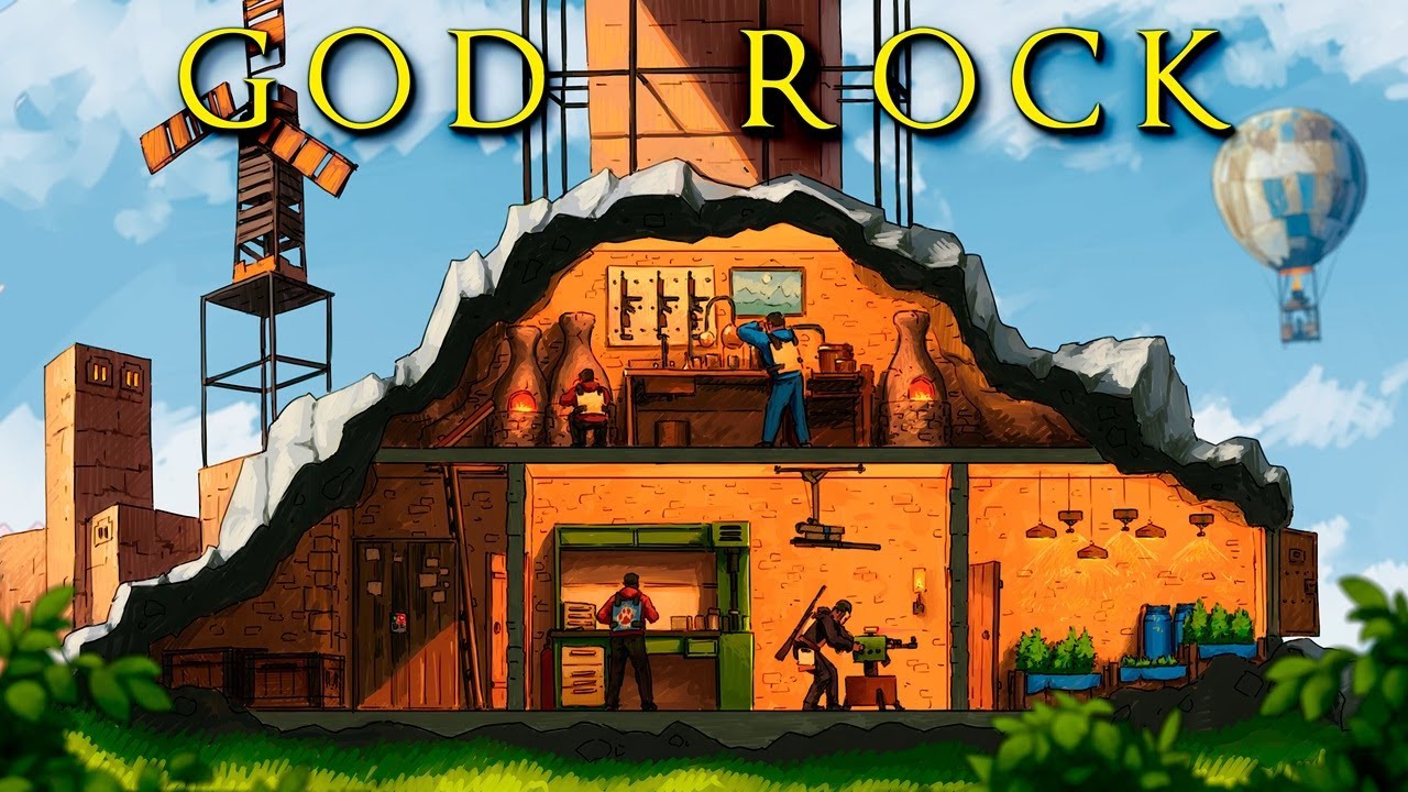 WE BUILT THE COOLEST GOD ROCK BASE | Rust (Movie)