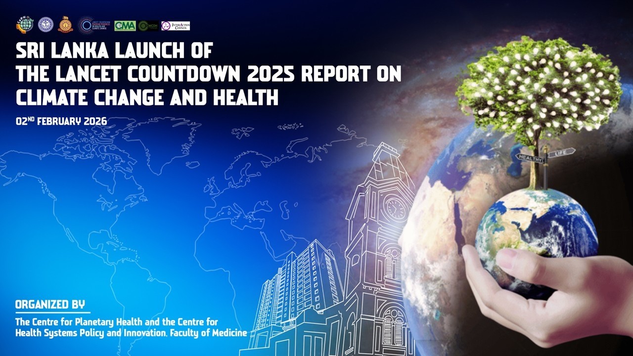 Sri Lanka Lancet Countdown Launch on Climate Change and Health 2025