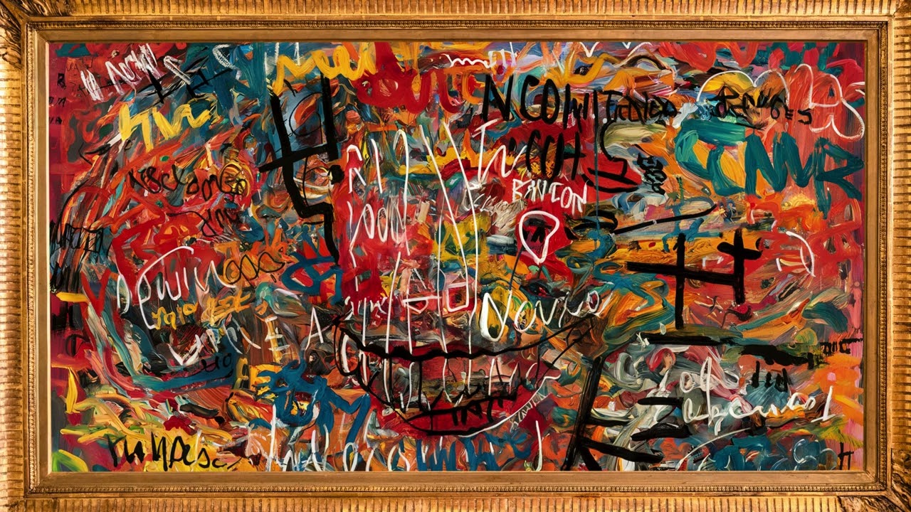 4K Free Frame TV: Art Screensaver for your television, featuring a vibrant abstract masterpiece #art