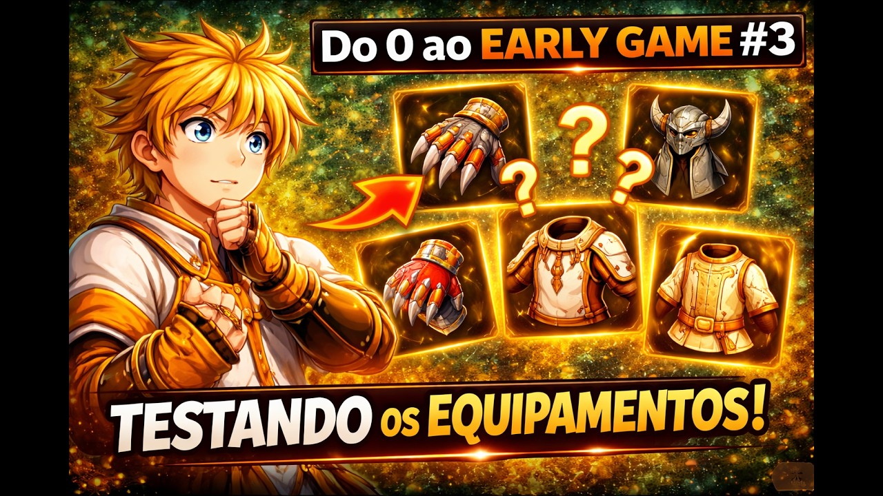 Do 0 ao Early Game #3 (Monk) – Testando alguns equipamentos! Qual vale a Pena? 💰🔥