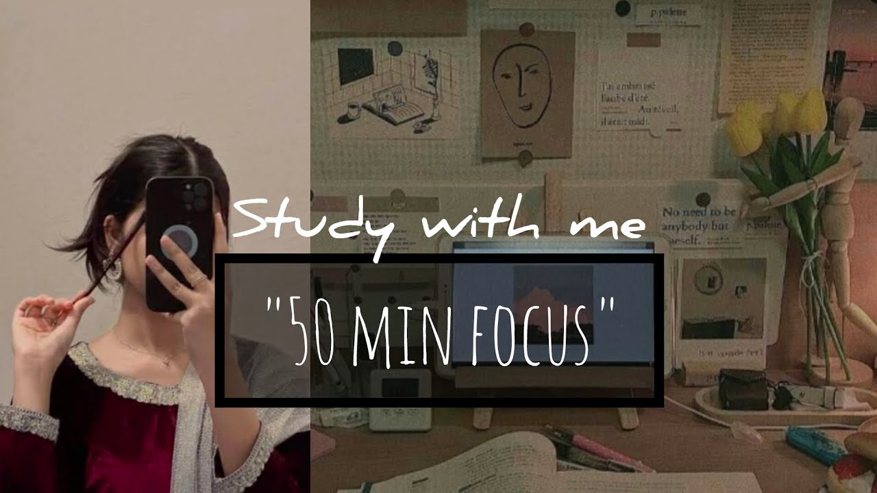 50 Minutes Study With Me | Deep Focus Session 📚