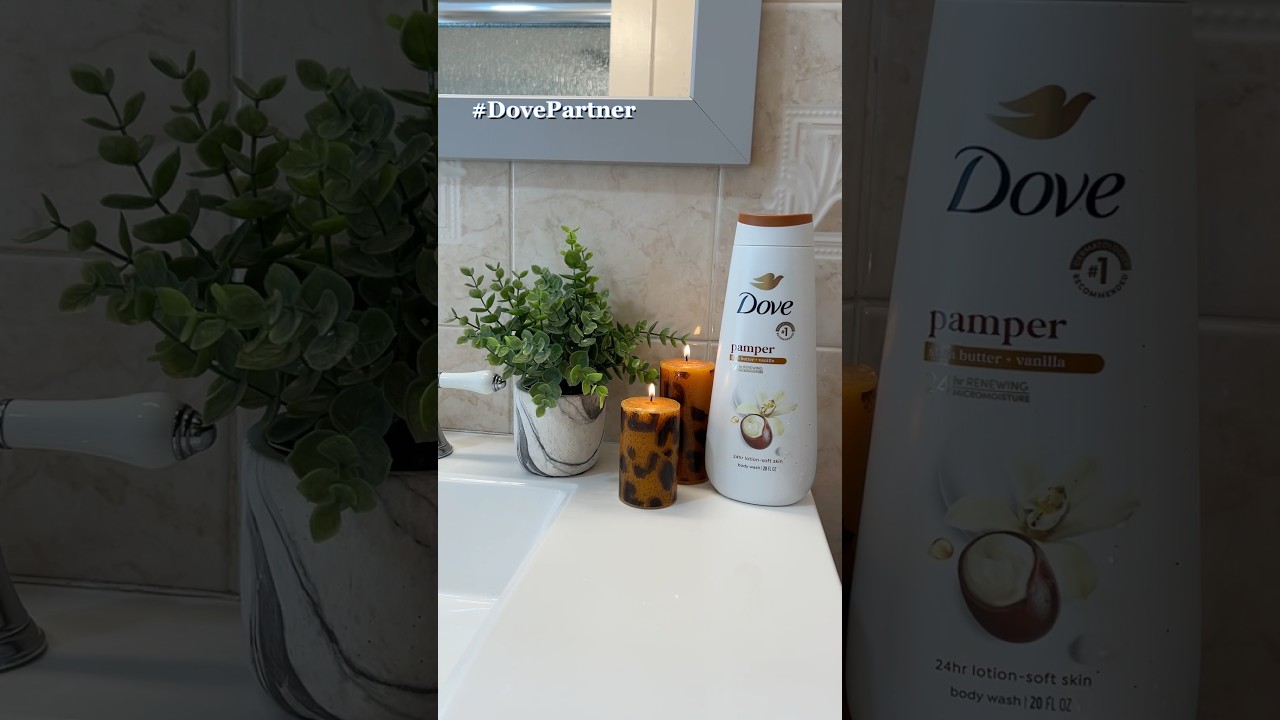 the BEST bodywash 🥰 #grwm #showerroutine #bodywashes #dove #dovebodywash @doveunitedstates