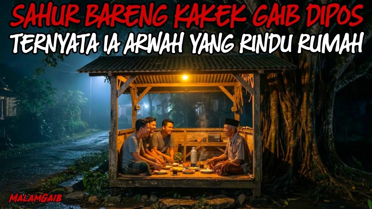 SEMINGGU SAHUR BARENG KAKEK GAIB DIPOS RONDA TERNYATA IA ARWAH YANG RINDU KELUARGA