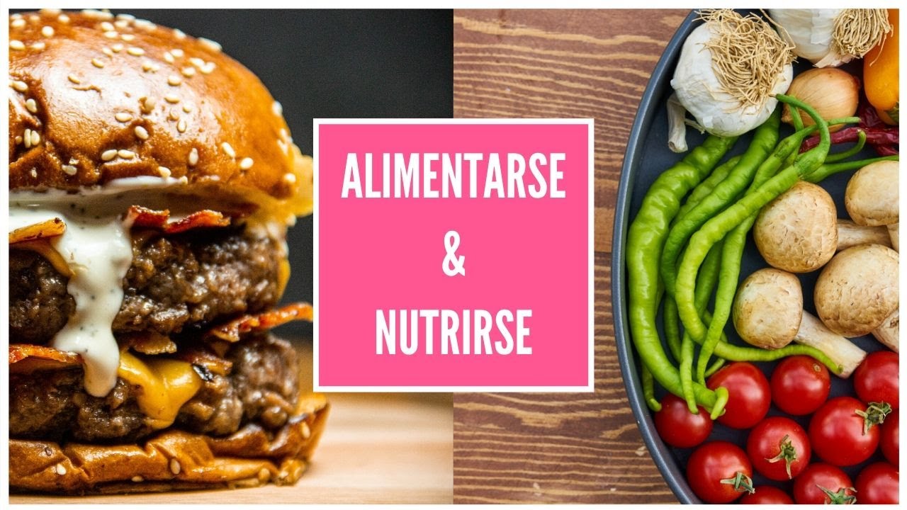 &iquest;Es lo mismo ALIMENTARSE que NUTRIRSE?🧐🧐🧐