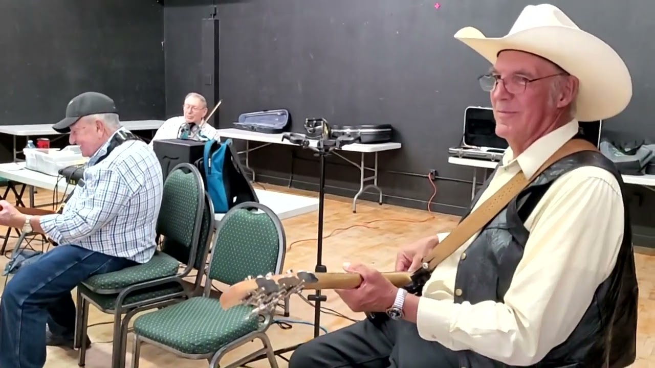 Stony Plain Dance Mixer,  August 7,  2022.  Joanne Leitz, Tom Gorman, & Deb Dixon