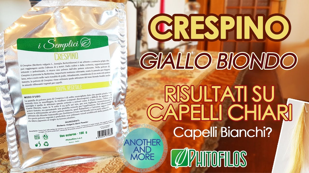 CRESPINO su CAPELLI CHIARI + Risultati - Phitofilos - Erbe Tintorie - {Another and More}