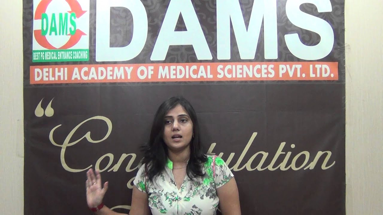 DAMS MDS Topper Dr Tabassum Rank-8 AIIMS 2015 & Rank-1 OBC