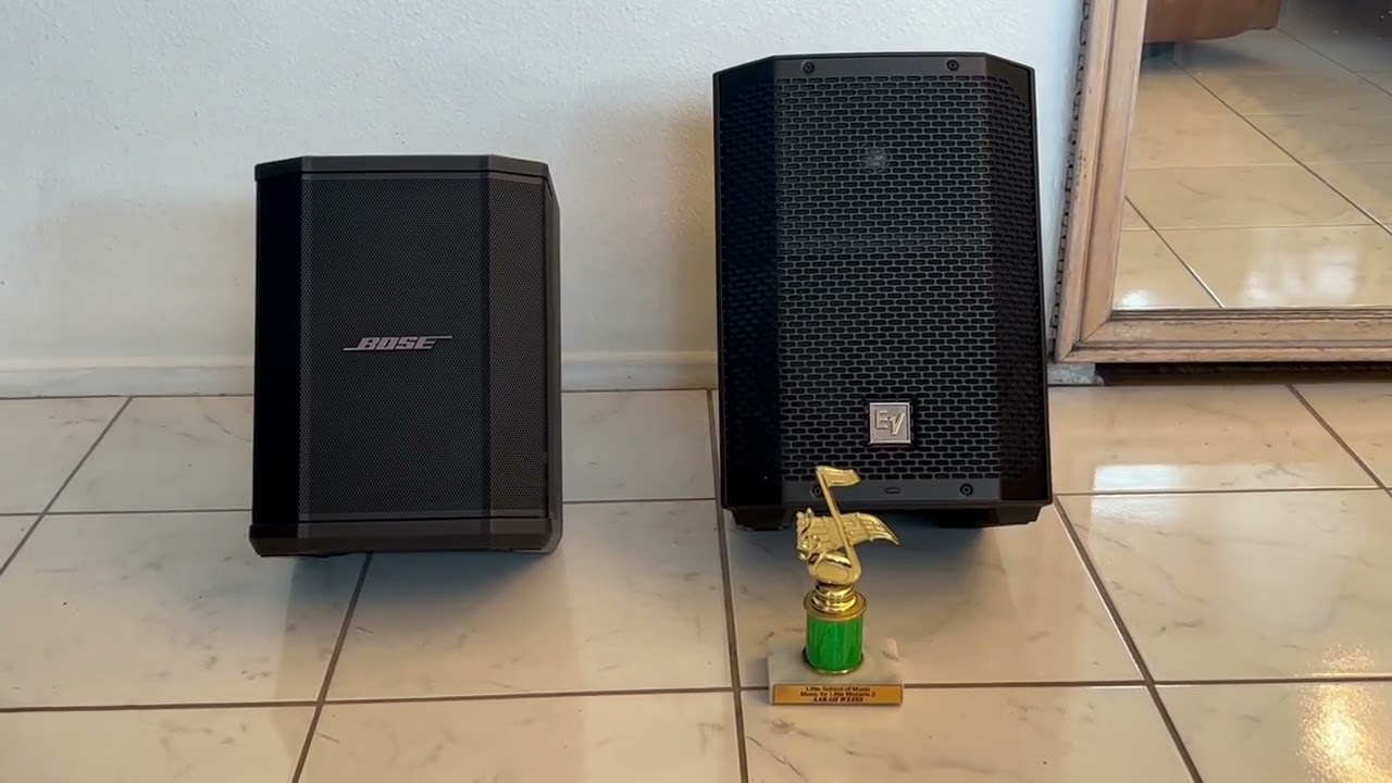Часть 2. Новый Bose S1 Pro Plus в сравнении с EV Everse 8. Какой из аккумуляторных портативных PA...