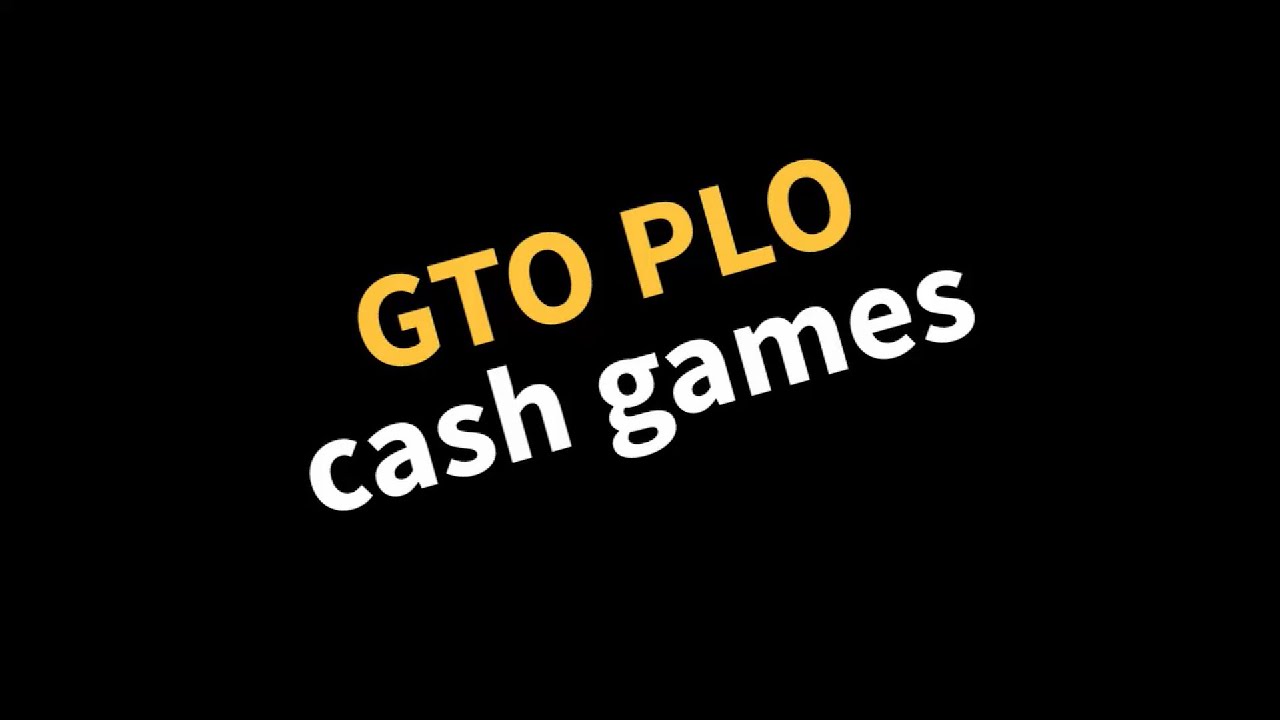 GTO PLO - cash games. Ready-made GTO solutions for PLO
