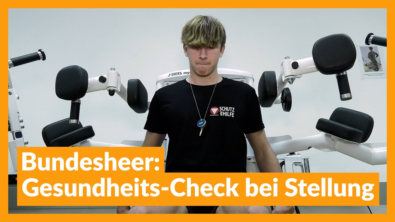 Bundesheer: Gesundheits-Check bei Stellung