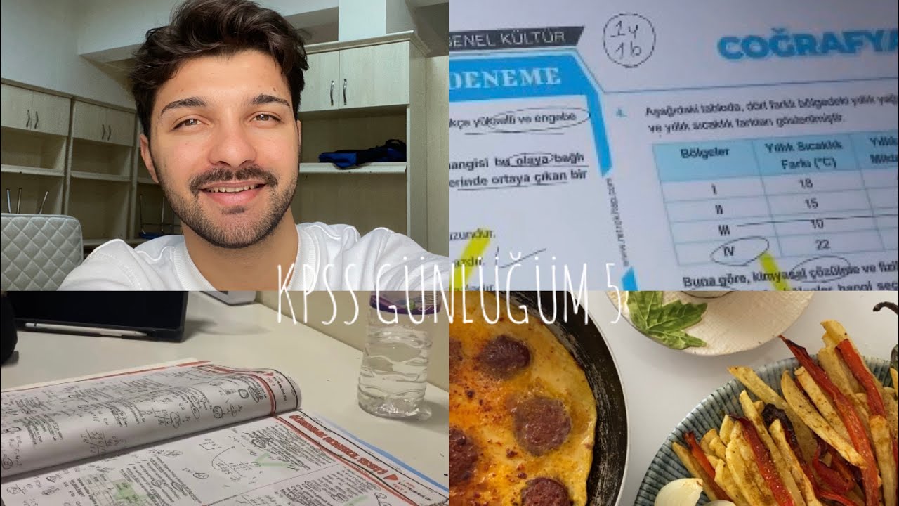Kpss Derece Günlüğüm 5 | Denemelere başladım, bolca test, verimli gün