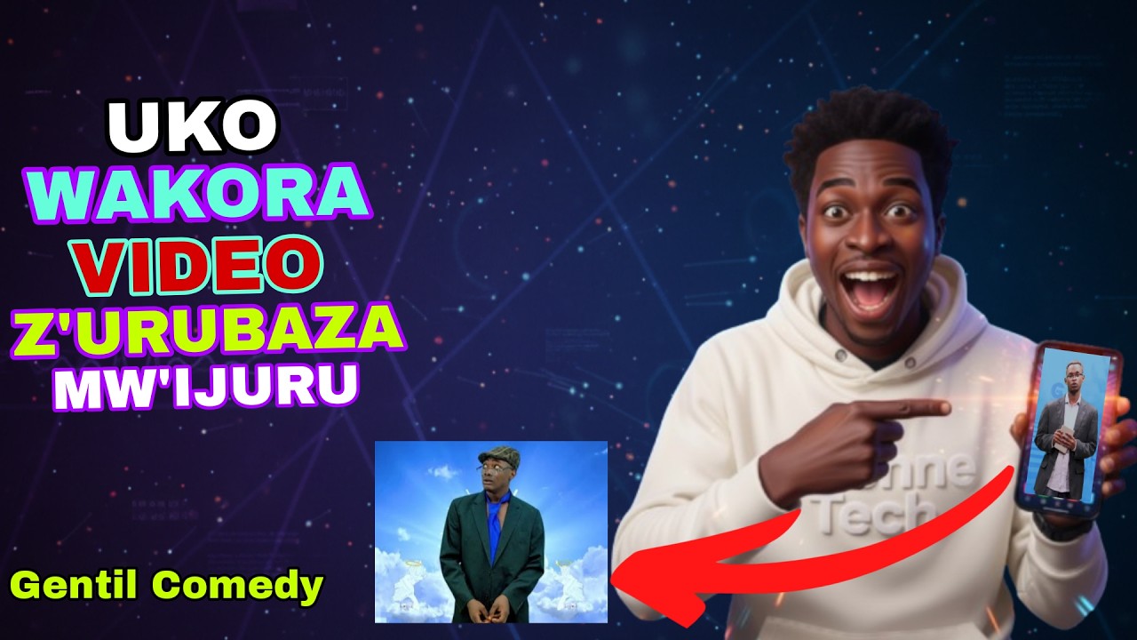 Uko Wakora VIDEO z’Urubanza Mw’ijuru Ukoresheje Telephone 📱 Yawe | Full Tutorial (GENTIL COMEDY Sty