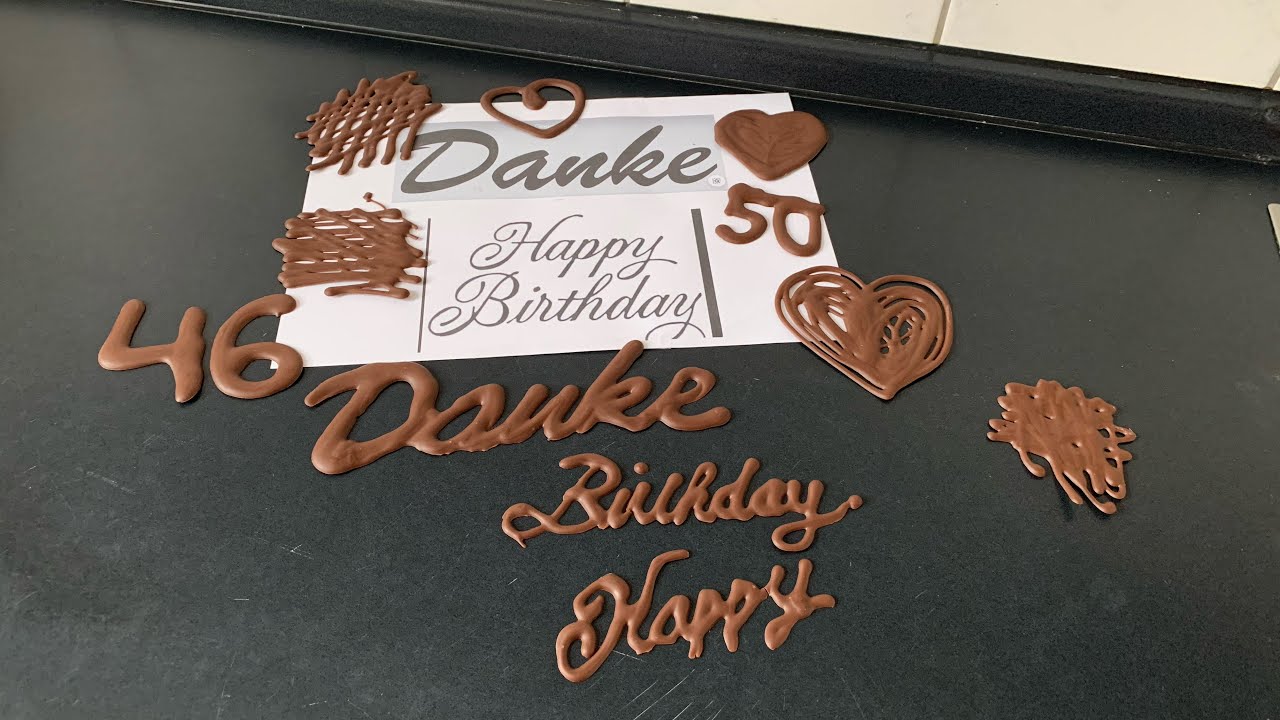 Kuchen Deko /Torten Deko /selbst gemachte Schokolade Deko / DIY Ideen/ Tipps backen / Simona Brill