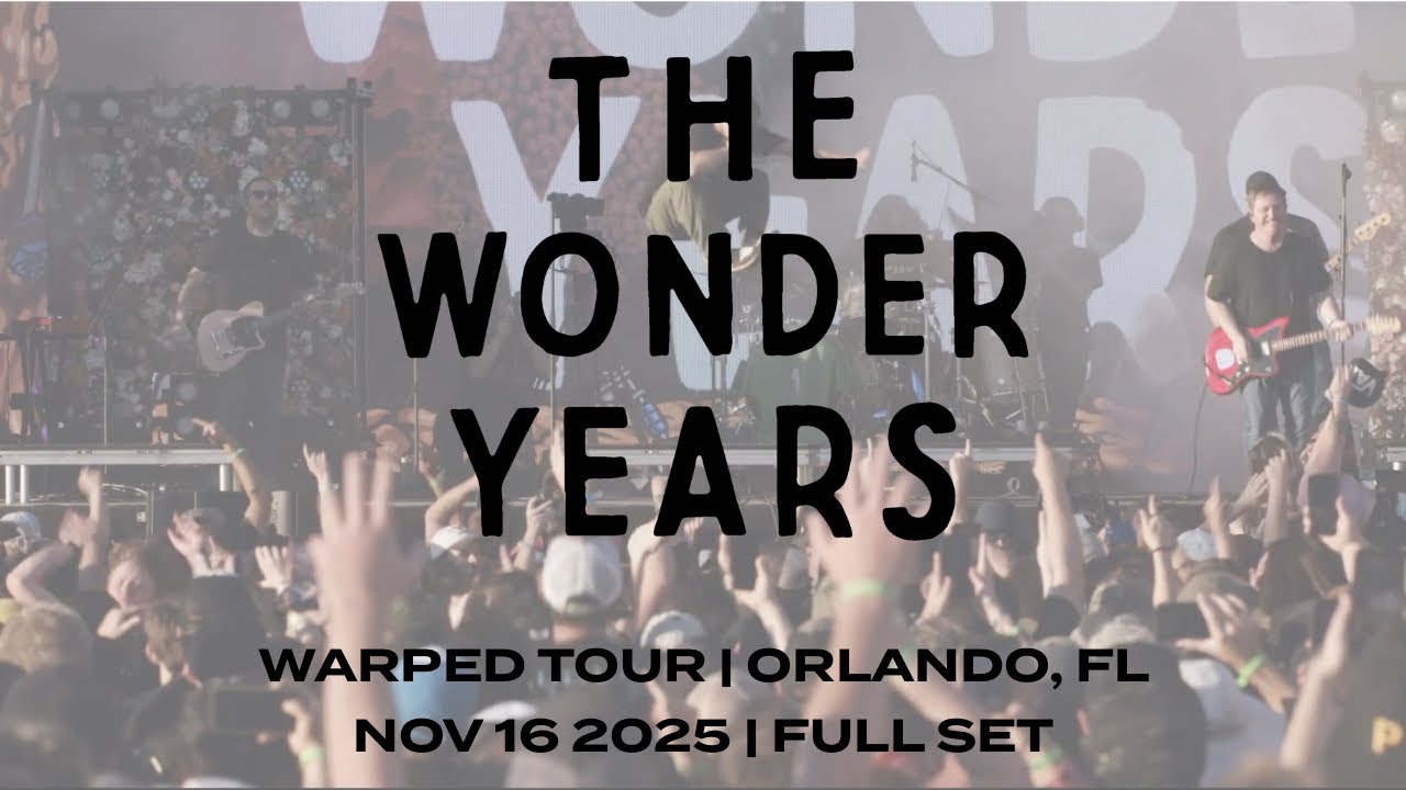 The Wonder Years | Warped Tour Orlando | November 16, 2025 | Full Set
