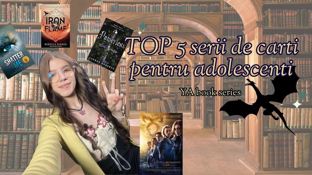 TOP 5 serii de carti pentru adolescenti