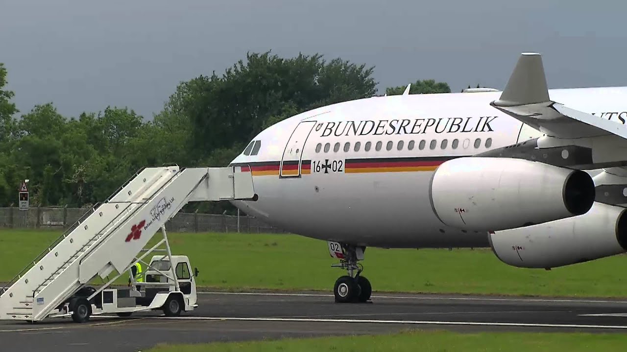 G8 Summit: German Chancellor Angela Merkel arrives