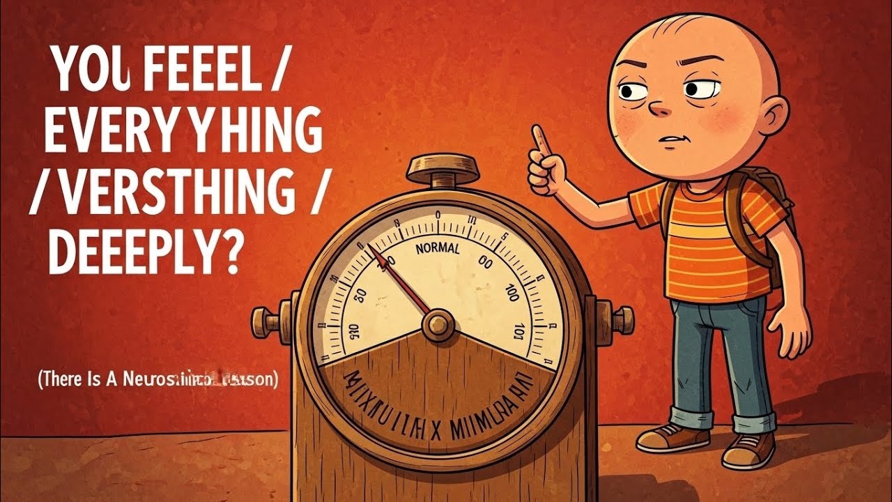 Psychology of People Who Feel Everything Too Deeply (You're Not Sensitive, You're Wired Differently)