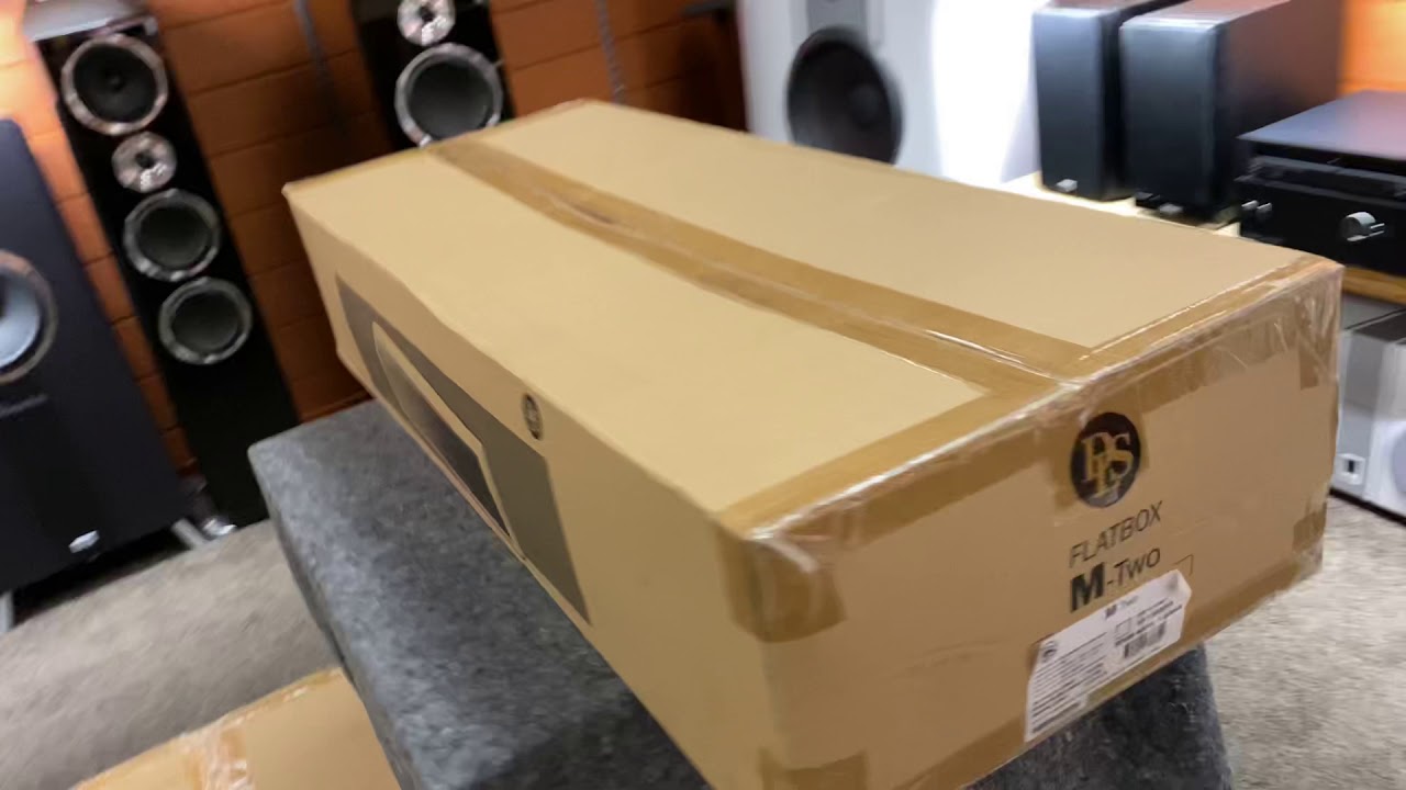 Unboxing DLS Audio Flatbox M-Two On-Wall Speakers