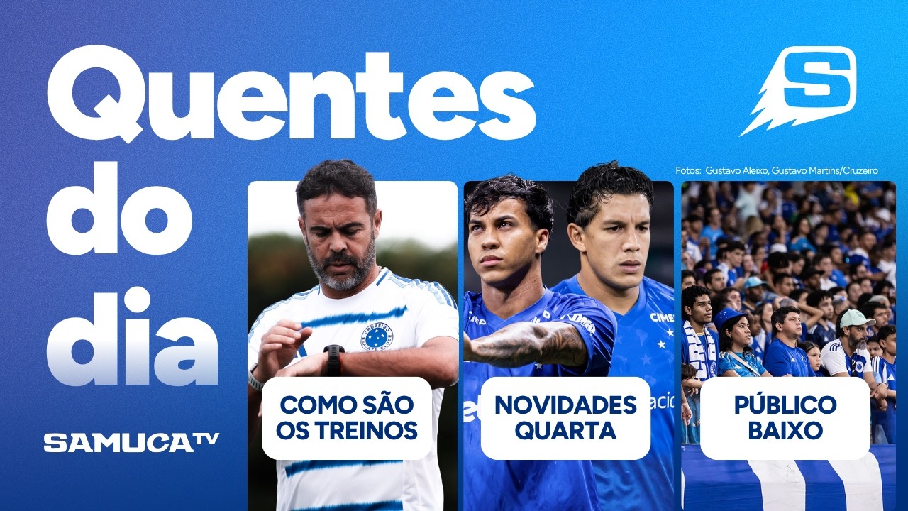 COMO S&Atilde;O OS TREINOS DE ARTUR JORGE &bull; TIME DO CRUZEIRO COM MUDAN&Ccedil;AS NA QUARTA? | QUENTES DO DIA