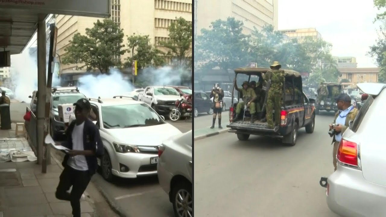 Police fire tear gas at anti-tax hike protesters in Kenya | AFP