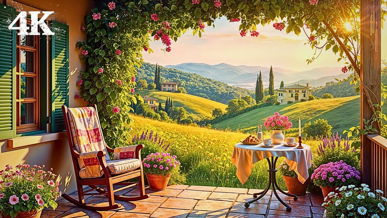 Italian Cottagecore Dream Ambience | Feel Eternal Happiness with Birds, Chimes & Morning Breezes