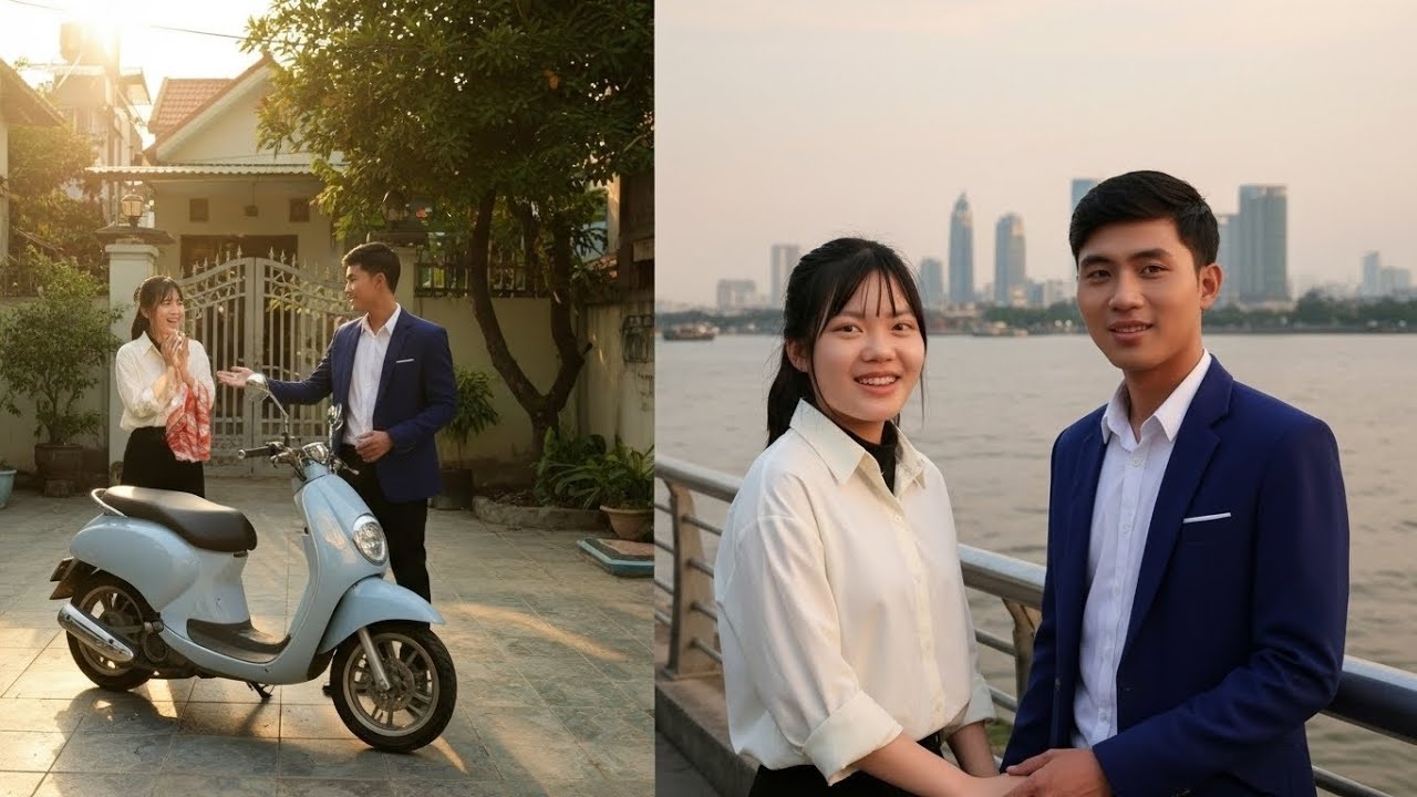 Alex’s Surprise Gift for Tu Na — Taking Her on a Night Tour of Saigon City