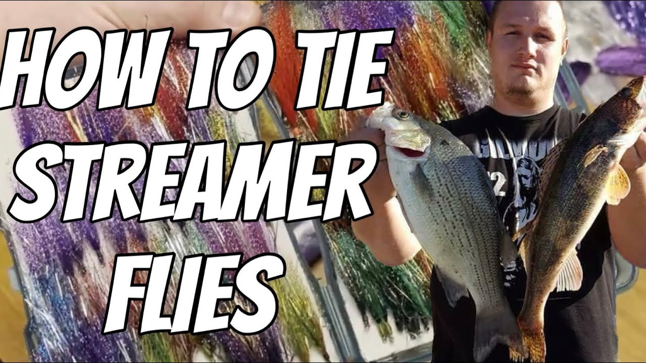 How to Tie Streamer Flies for Walleyes & White bass!