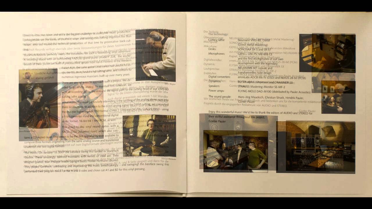 The Bassface Swing Trio - I Got Rhythm 2007 VINYL (Plays Gershwin)