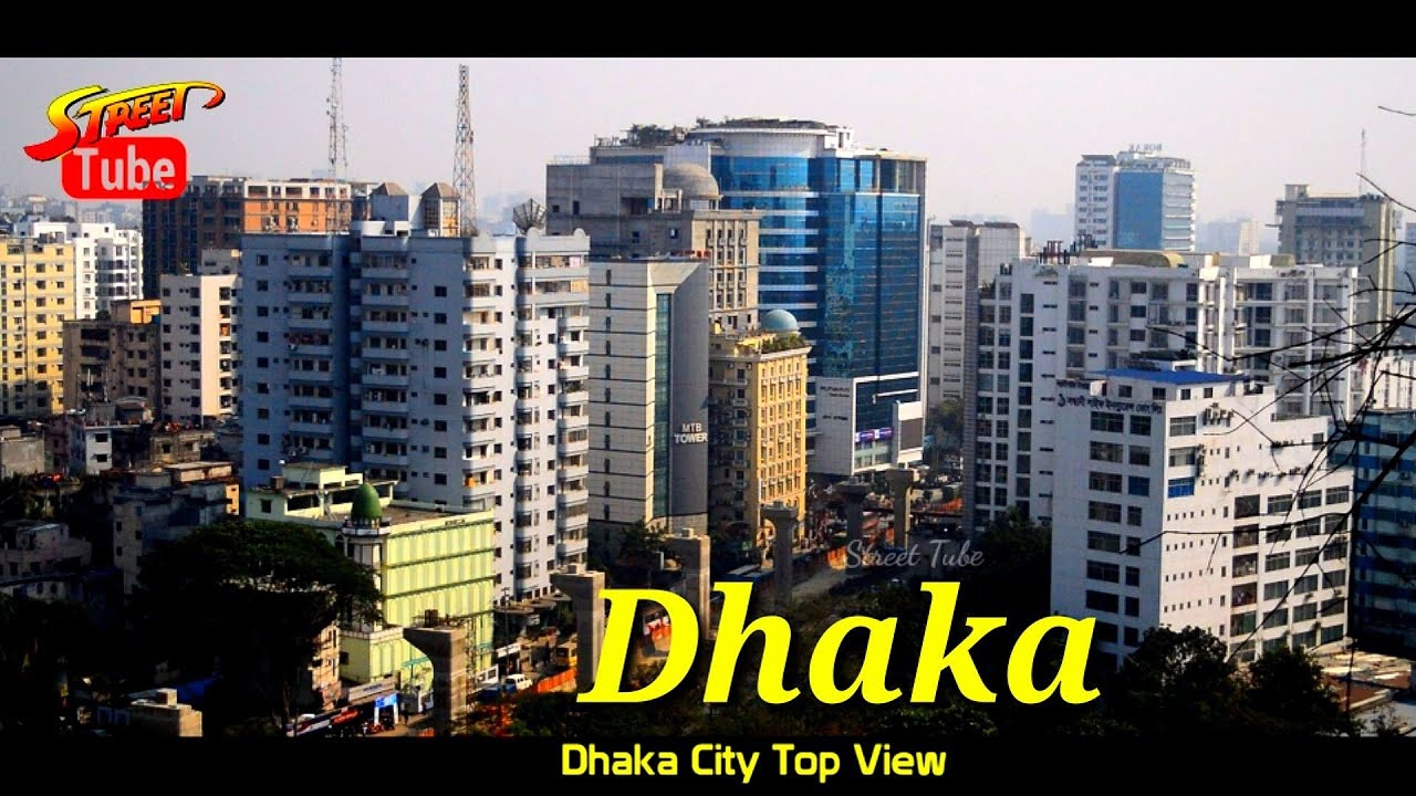 Aerial View Over Mega City Dhaka, Bangladesh | Dhaka Street View | Developing Dhaka City