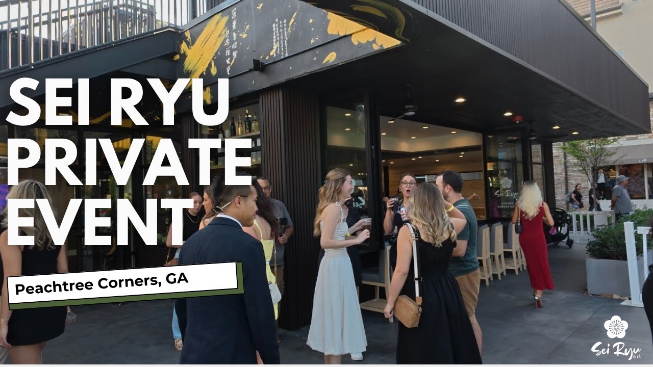 Inside the Grand Opening of Sei Ryu 🍣 | UCP Commercial Event