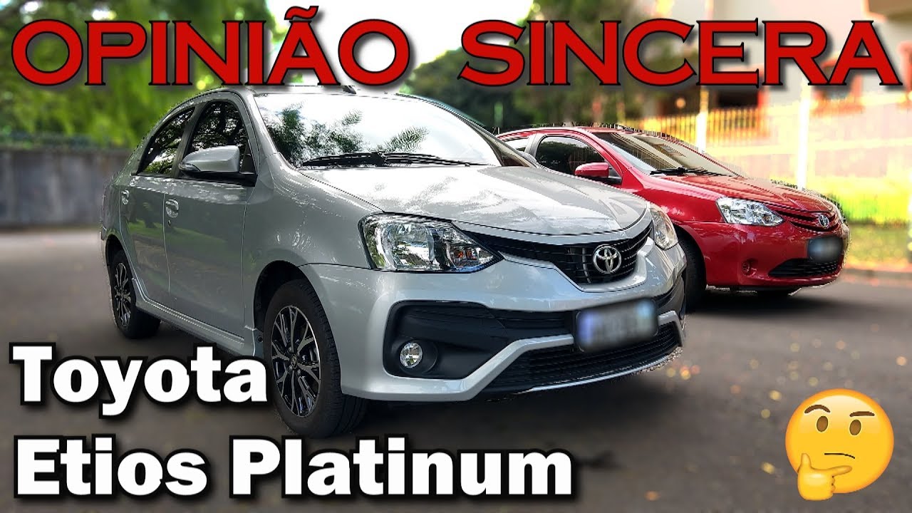 Toyota Etios Platinum - comparativo com o XS