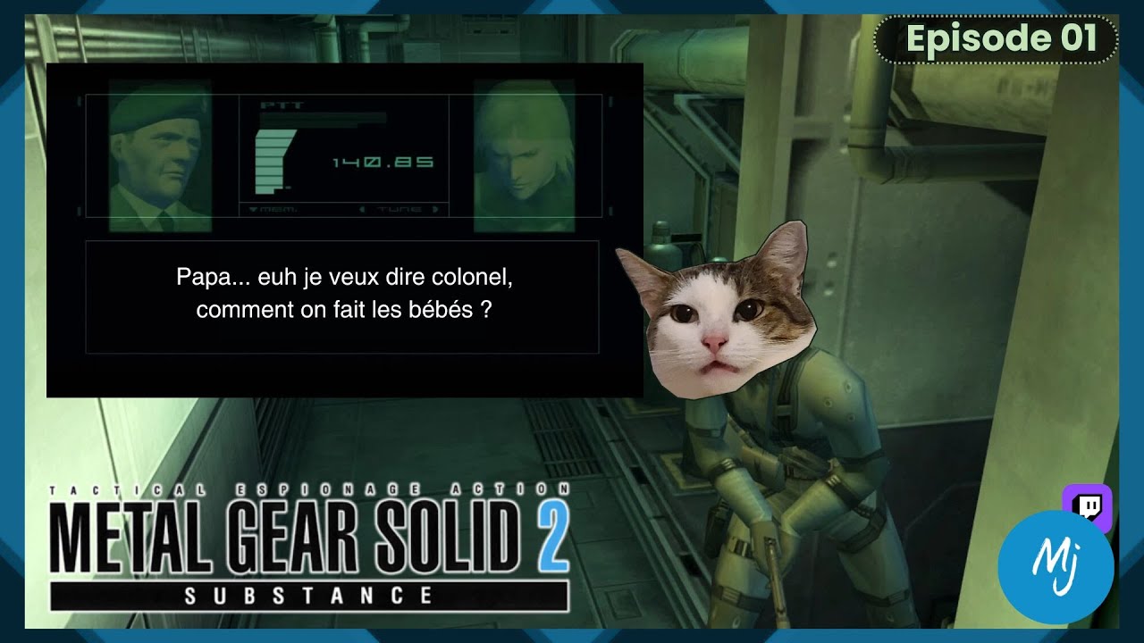 Metal Gear Solid 2 : Substance #01 - Raiden le gros bébé cadum 👶