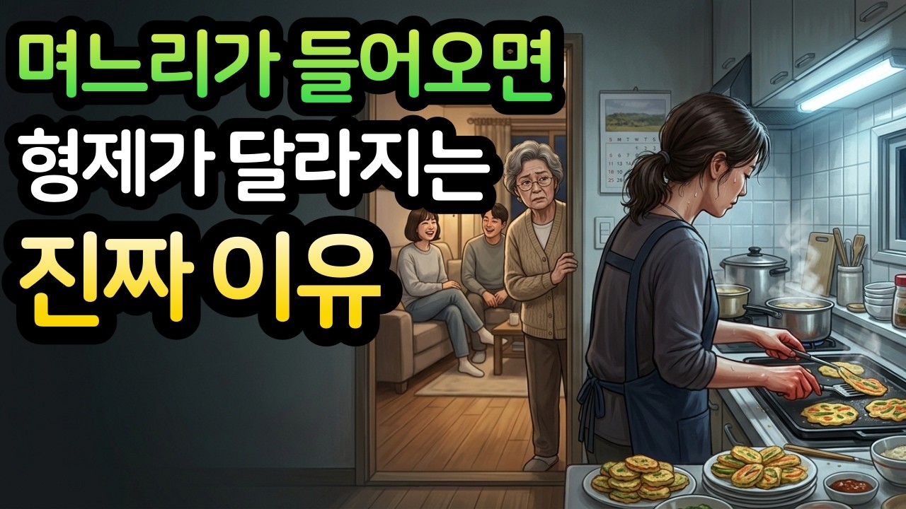며느리를 탓한 3년, 전부 틀렸습니다 | 시어머니의 깨달음 | 고부갈등 | 가족관계 | 인생숲 | 삶의지혜