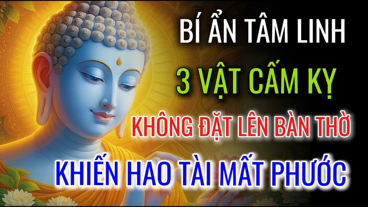 Bí Ẩn Tâm Linh: 3 Vật Cấm Kỵ, Tuyệt Đối Không Đặt Trên Bàn Thờ - Khiến Mất Lộc, Hao Tài