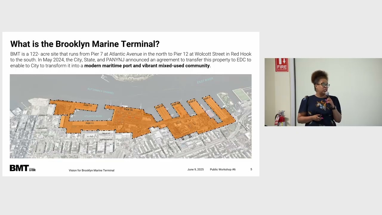 Brooklyn Marine Terminal Public Workshop #6 - 6/9/25