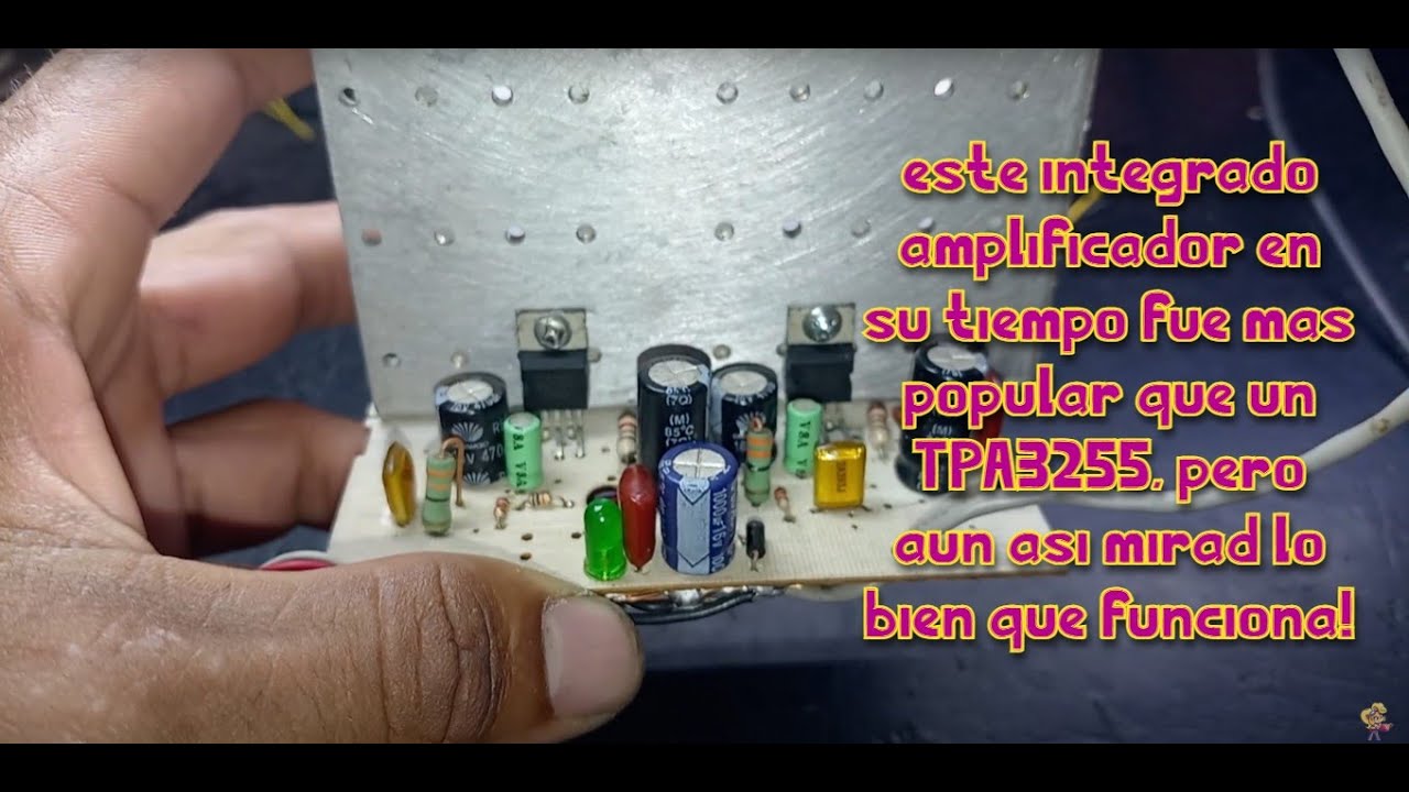 potente amplificador estéreo con tda2003 | un potente amplificador casero con material reciclado