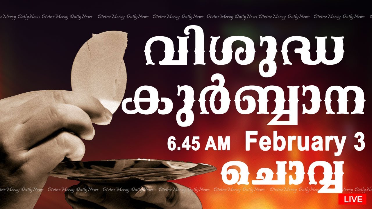 Holy Mass I Malayalam Mass I February 3 I Tuesday I Qurbana I 6.45 AM