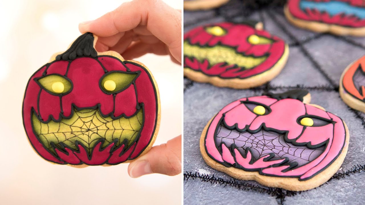 JACK-O-LANTERN COOKIES for HALLOWEEN