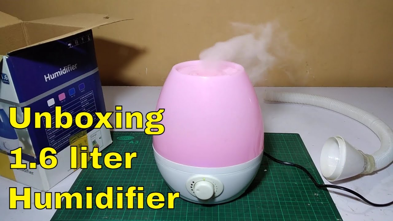 Unboxing 1.6 liter ultrasonic humidifier 220v Urdu/Hindi