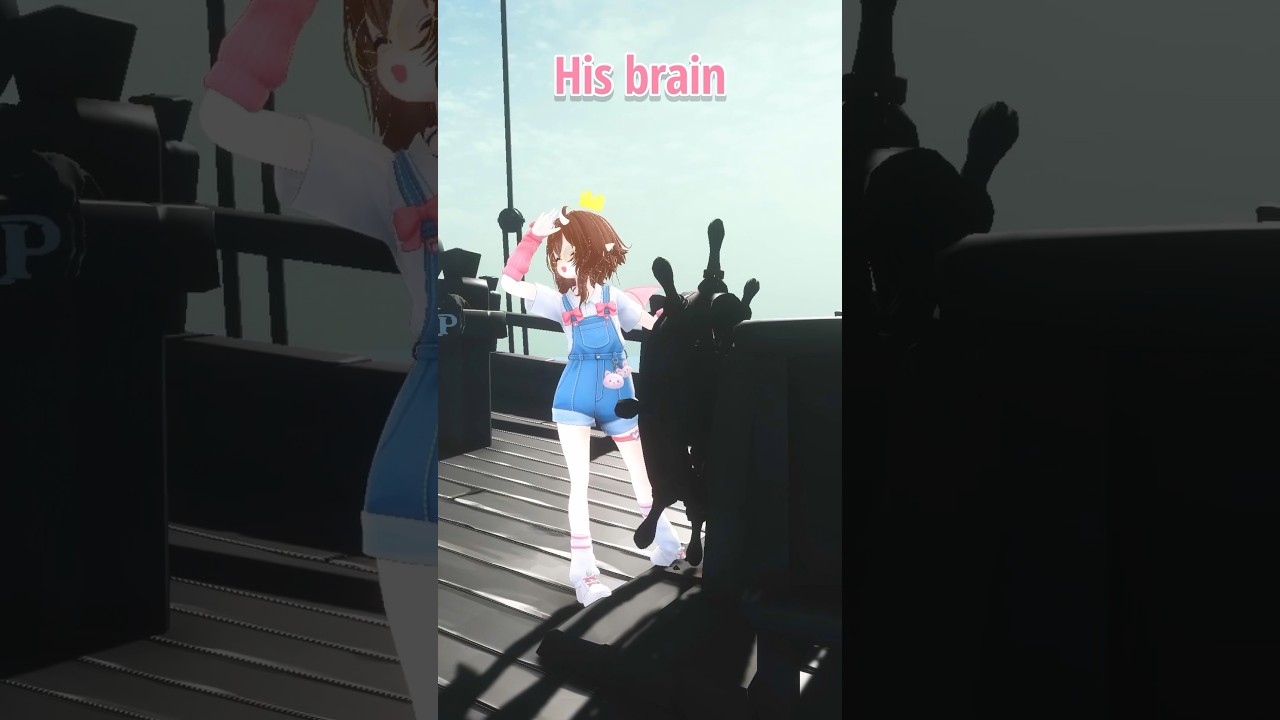 Perks of having a smol brain! ☺️ #funny #funnyvideo #cute #fun #vtuber #animegirl
