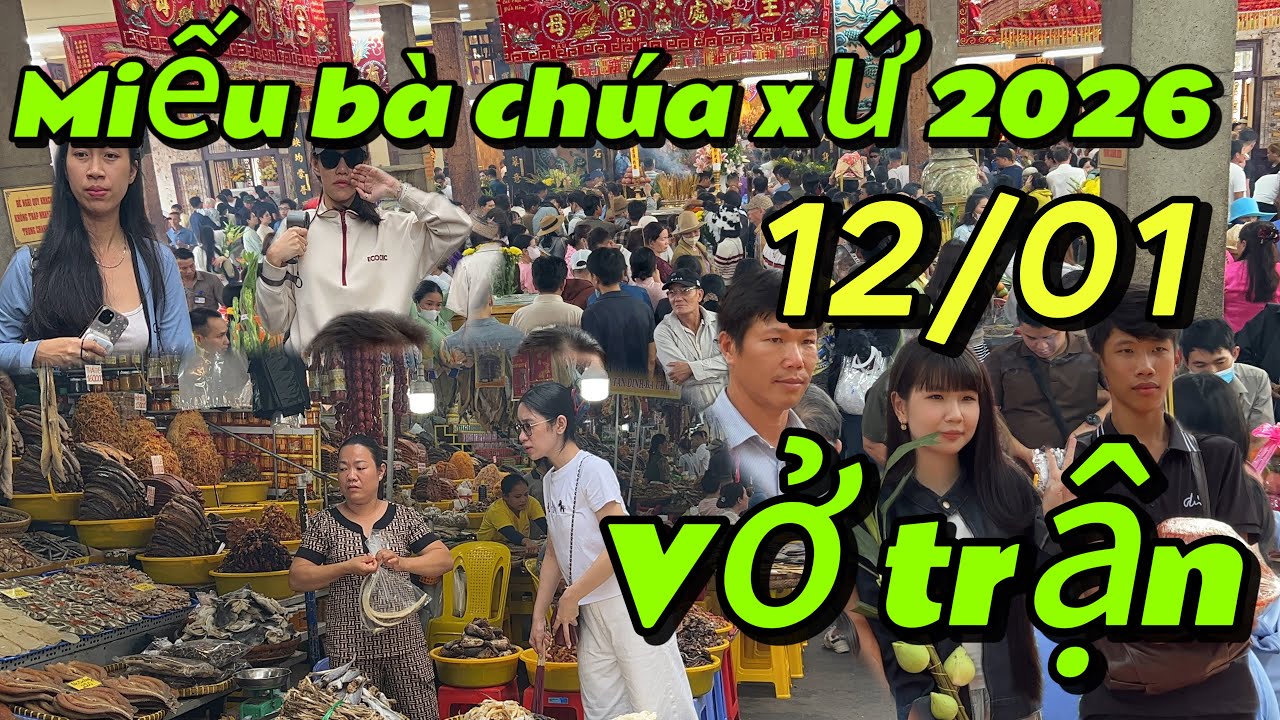Miếu bà chúa xứ núi sam , vở trận ngày 12/01/2026 