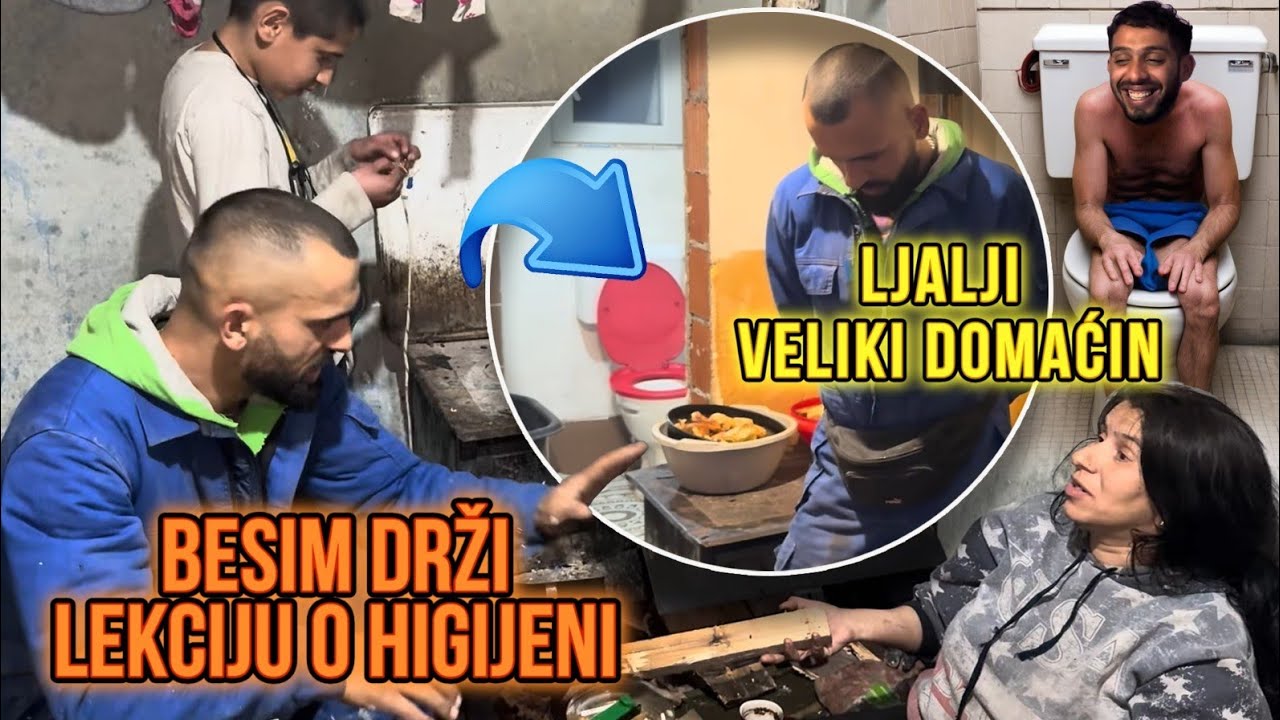 Ljalji  skoro dve godine kenja bez vrata na toaletu!!Besim ODRZAO LEKCIJU BUCI EP/15