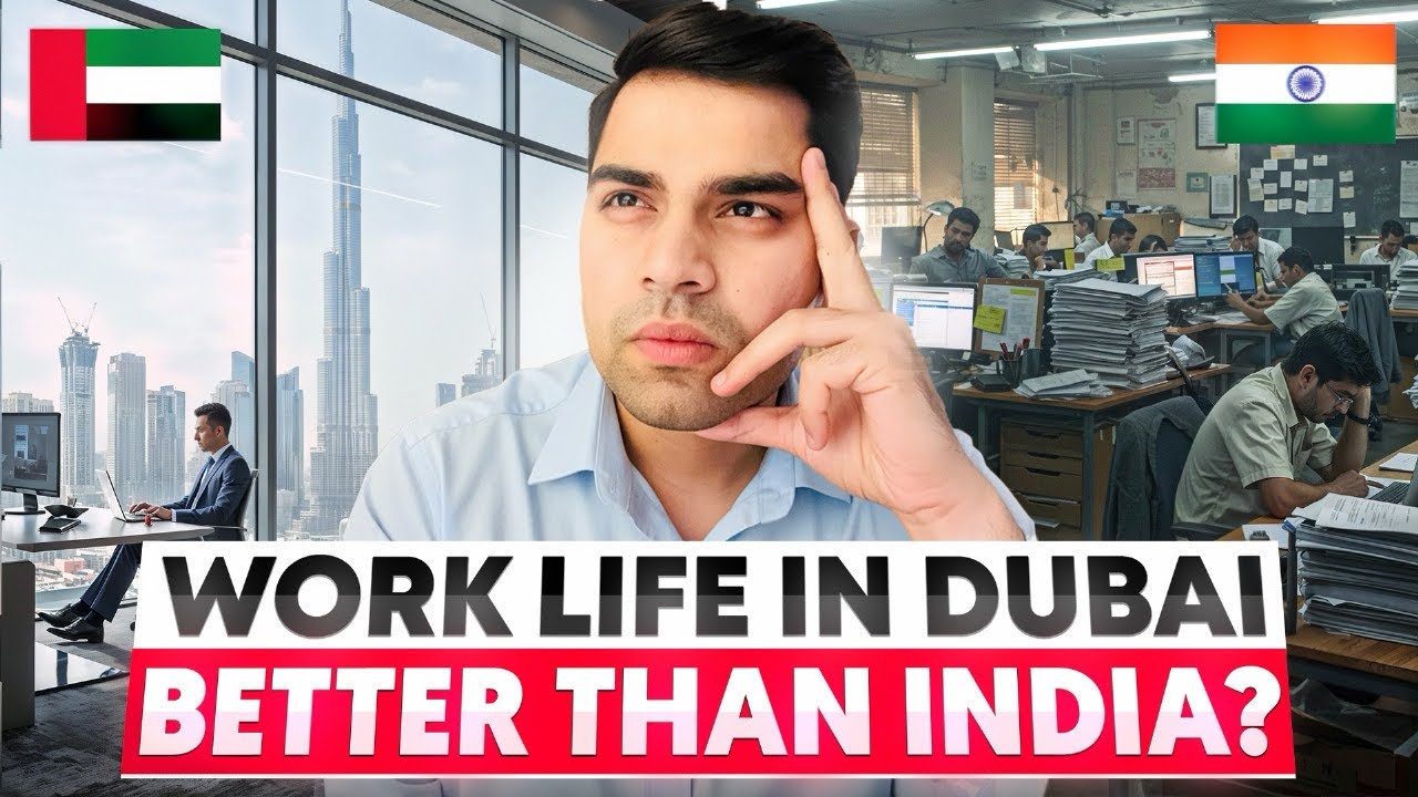 Dubai Work Life vs India 🇦🇪🇮🇳 | Real Difference You Should Know!