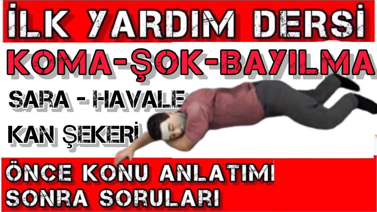 İLKYARDIM KONU ANLATIMI VE SORULARI/ EHLİYET İLKYARDIM DERSİ KONULARI SORULARI #firstaid #ilkyardım