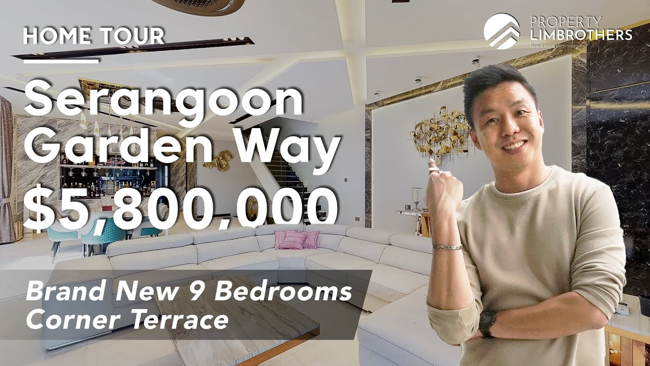 Serangoon Garden Way Landed Home Tour | Newly Rebuilt 2-Storey Corner Terrace | $5.8M (Melvin Lim)