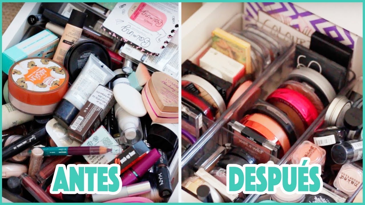 ORDENANDO MI COLECCION DE MAQUILLAJE !
